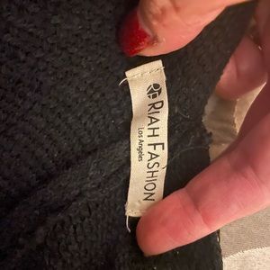 Riah brand poncho sweater